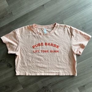 Pure Barre Cropped T-Shirt